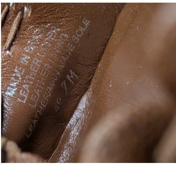 tory burch romy two-tone brown leather heels - Picture 14 of 15